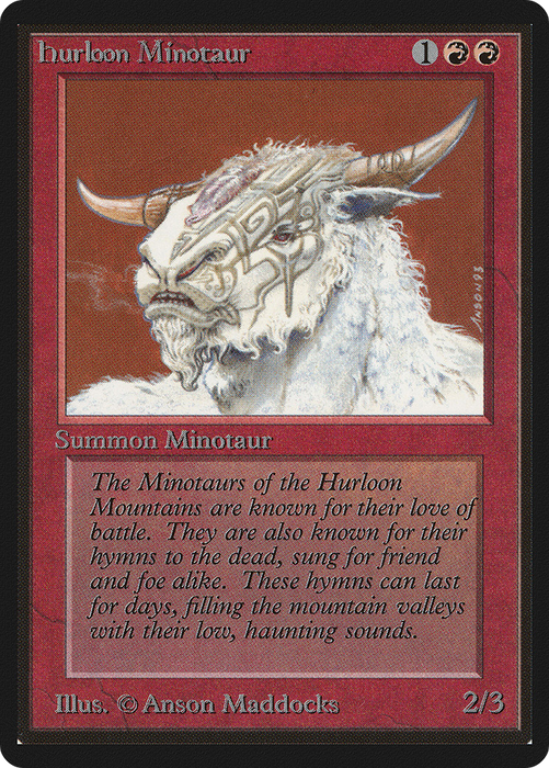 Hurloon Minotaur (LEB-159) - common
