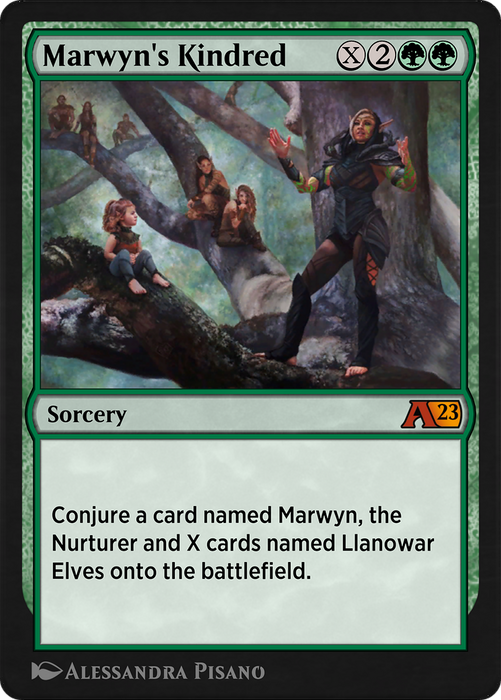 Marwyn's Kindred (YDMU-016) - mythic