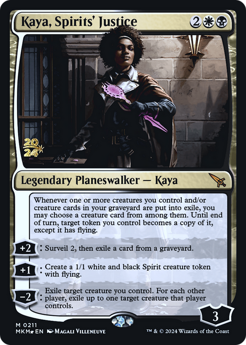 Kaya, Spirits' Justice (PRE-211S) - mythic - Foil