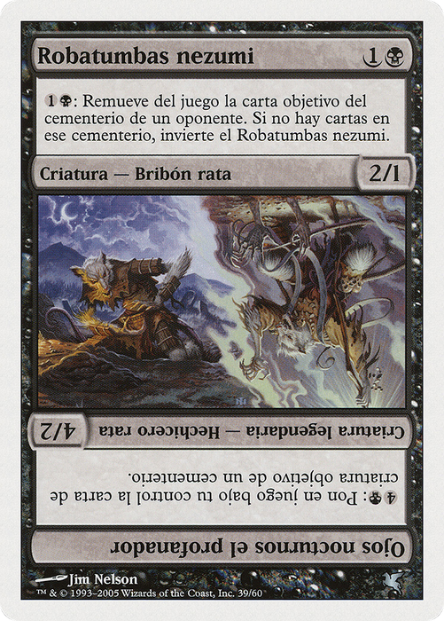 Nezumi Graverobber // Nighteyes the Desecrator (PSAL-A39) - uncommon