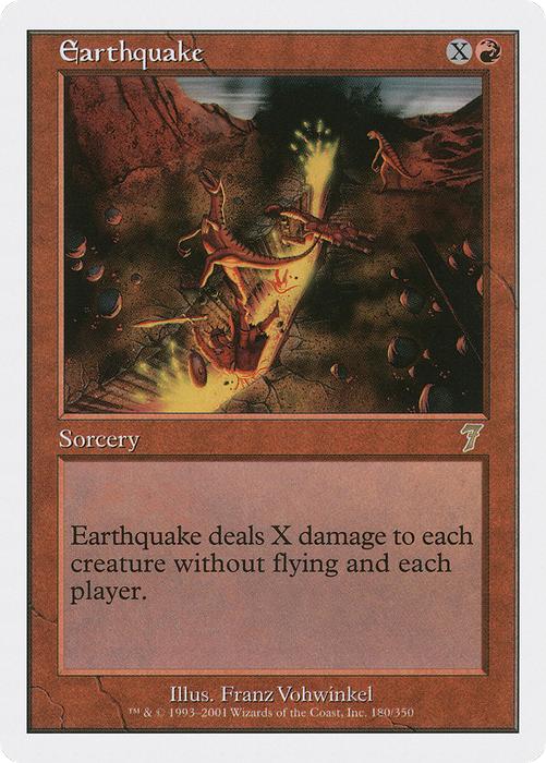 Earthquake (7ED-180) - rare