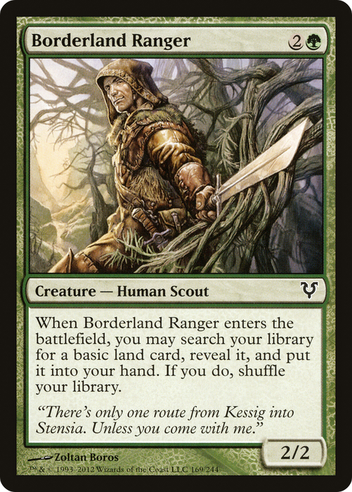 Borderland Ranger (AVR-169) - common - Foil