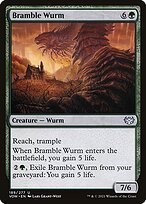 Bramble Wurm (VOW-189) - uncommon - Foil