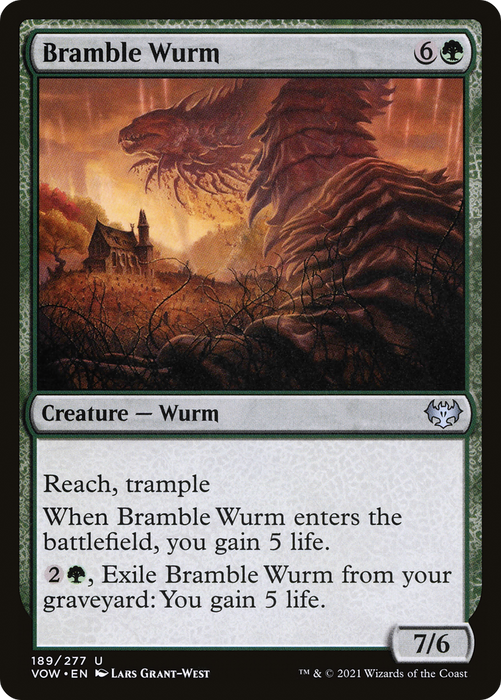 Bramble Wurm (VOW-189) - uncommon