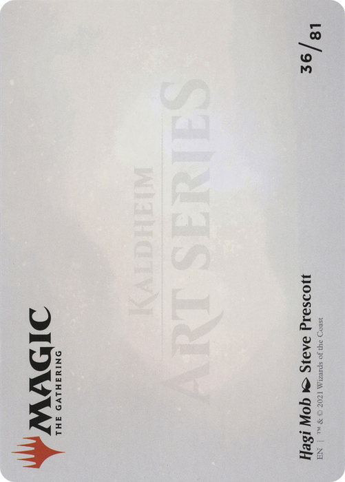 Hagi Mob // Hagi Mob (AKHM-036) - common (Borderless) - Foil