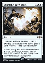 Expel the Interlopers (PRE-13S) - rare - Foil