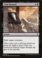 Final Reward (AKH-092) - common - Foil