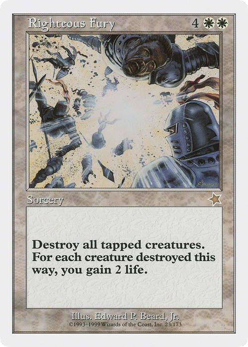 Righteous Fury (S99-023) - rare