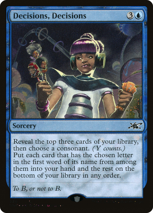 Decisions, Decisions (UNF-330) - common - Foil