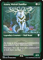 Anara, Wolvid Familiar (CMR-577) - uncommon - Etched Foil