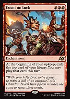 Count on Luck (DFT-118) - rare: (enchantment) - Foil