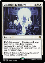 Council's Judgment (VMA-020) - rare