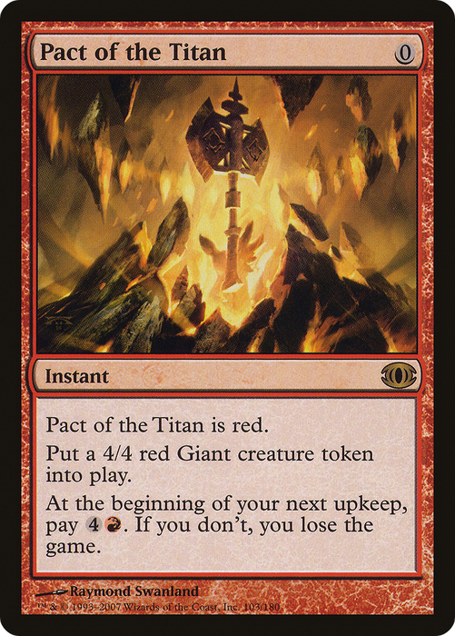 Pact of the Titan (FUT-103) - rare - Foil