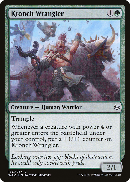 Kronch Wrangler (WAR-166) - common - Foil