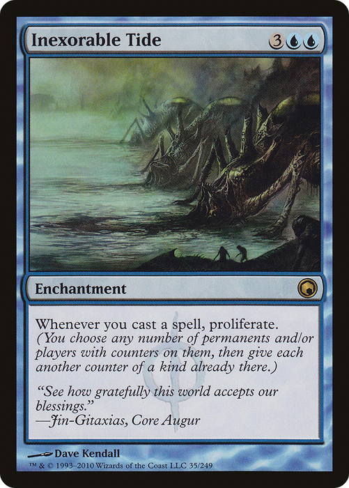 Inexorable Tide (SOM-035) - rare - Foil