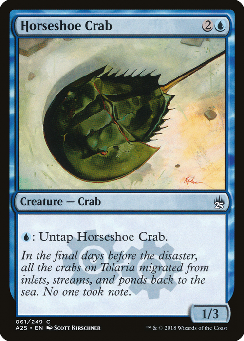 Horseshoe Crab (A25-061) - common - Foil