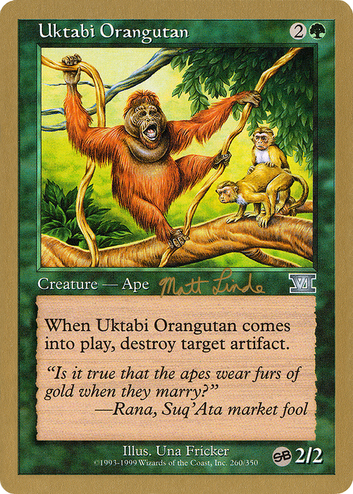 Uktabi Orangutan (WCD-ML260SB) - uncommon