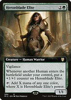 Heronblade Elite (MIC-064) - rare: (Extended Art)
