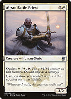 Abzan Battle Priest (KTK-001) - uncommon - Foil