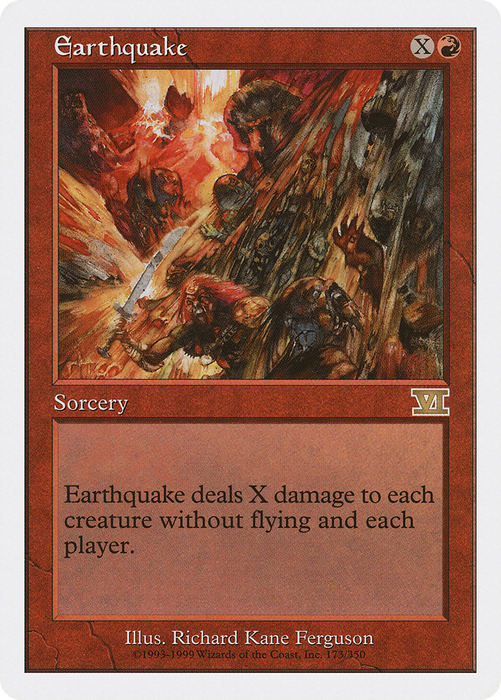 Earthquake (6ED-173) - rare
