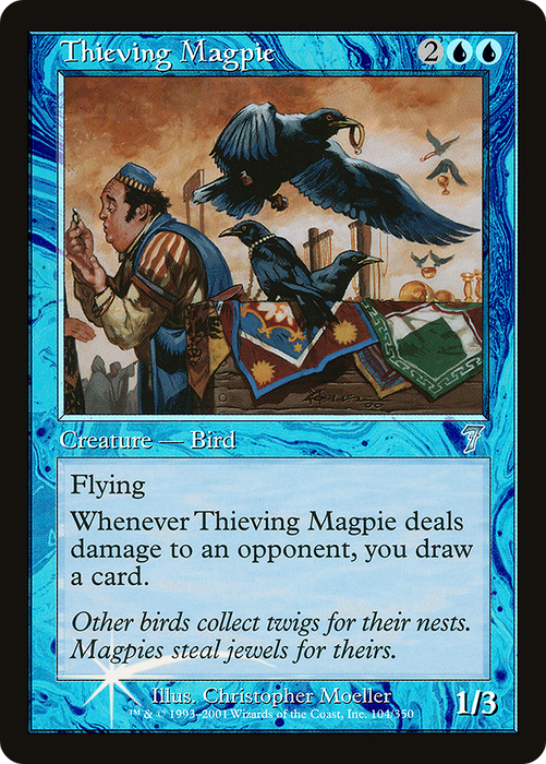 Thieving Magpie (7ED-104★) - uncommon - Foil