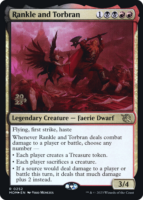 Rankle and Torbran (PRE-252S) - rare - Foil