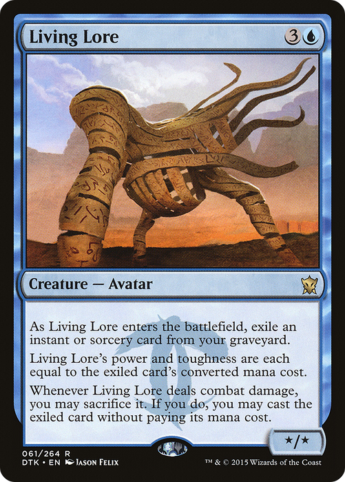 Living Lore (DTK-061) - rare - Foil