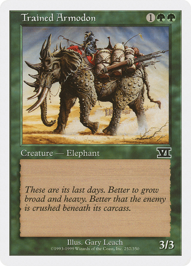 Trained Armodon (6ED-257) - common
