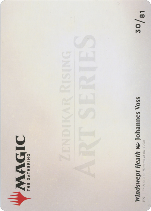 Windswept Heath // Windswept Heath (AZNR-030) - common (Borderless) - Foil