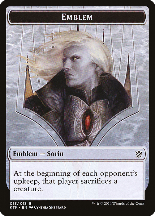 Sorin, Solemn Visitor Emblem (KTK-013) - common