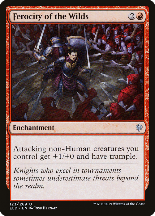 Ferocity of the Wilds (ELD-123) - uncommon - Foil