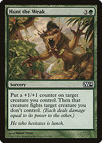 Hunt the Weak (M14-179) - common - Foil