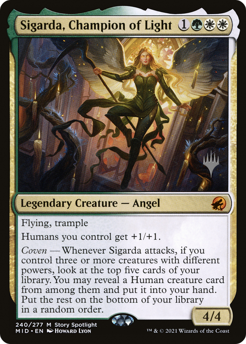 Sigarda, Champion of Light (PPMID-240P) - mythic - Foil