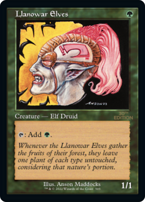 Llanowar Elves (30A-503) - common