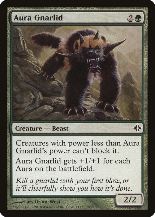 Aura Gnarlid (ROE-175) - common - Foil