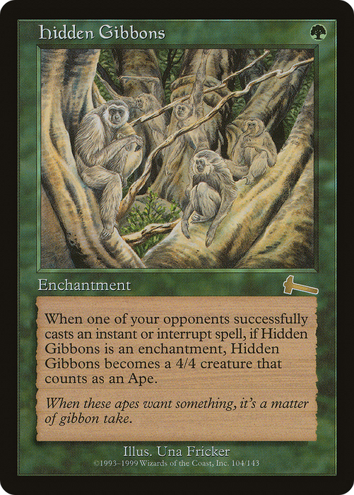Hidden Gibbons (ULG-104) - rare
