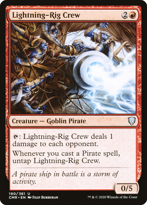 Lightning-Rig Crew (CMR-190) - uncommon