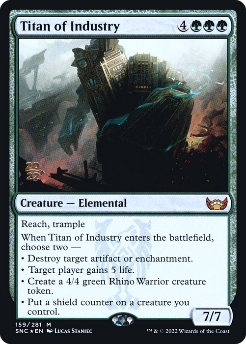 Titan of Industry (PRE-159S) - mythic - Foil