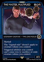 The Master, Multiplied (WHO-545) - rare: (Showcase) (Borderless) - Foil