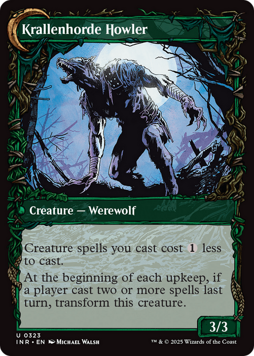 Duskwatch Recruiter // Krallenhorde Howler (INR-323) - uncommon: (Showcase)