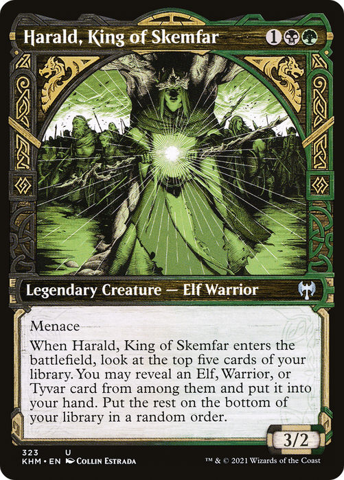 Harald, King of Skemfar (KHM-323) - uncommon: (Showcase) - Foil