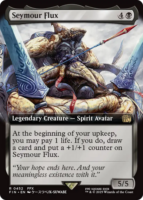 Seymour Flux (FIN-452) - rare: (Extended Art) - Foil