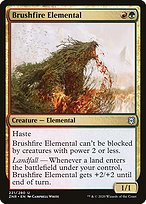 Brushfire Elemental (ZNR-221) - uncommon - Foil