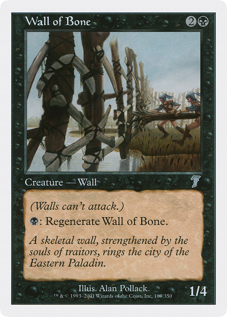 Wall of Bone (7ED-169) - uncommon