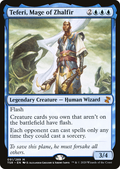 Teferi, Mage of Zhalfir (TSR-091) - mythic