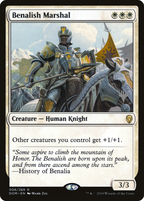 Benalish Marshal (PPM20-06P) - rare - Foil