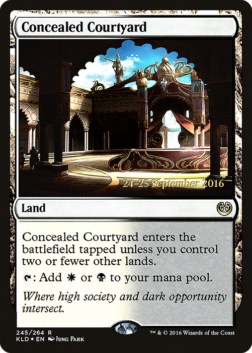 Concealed Courtyard (PRE-245S) - rare - Foil