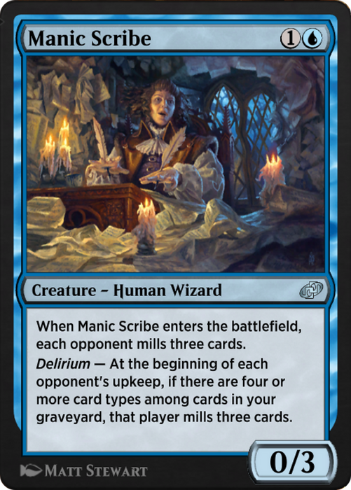 Manic Scribe (J21-211) - uncommon