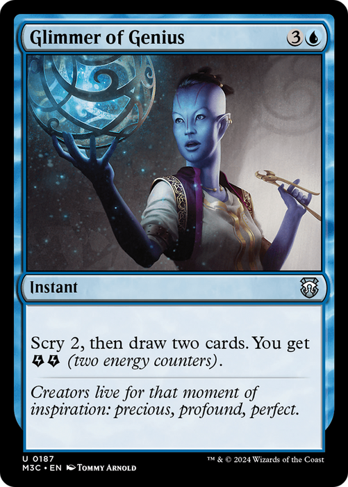 Glimmer of Genius (M3C-187) - uncommon - Foil