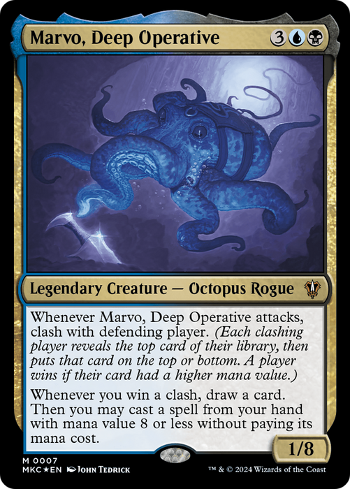 Marvo, Deep Operative (MKC-007) - mythic - Foil